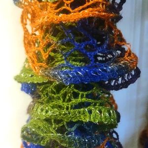 Crazy ruffly scarf